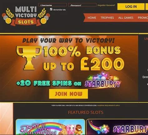 Multi victory slots casino login