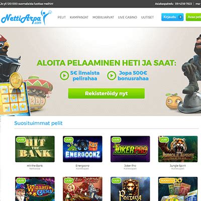 Nettiarpa casino login