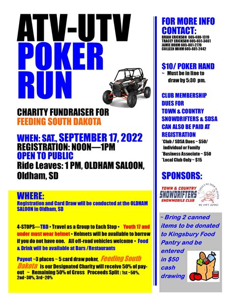 Poker run greenwood sc