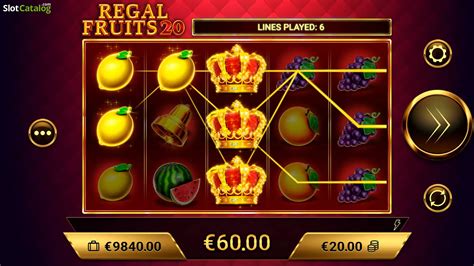 Regal Fruits 20 Slot Grátis