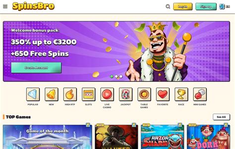 Spinsbro casino aplicação