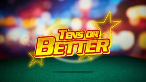 Tens Or Better PokerStars