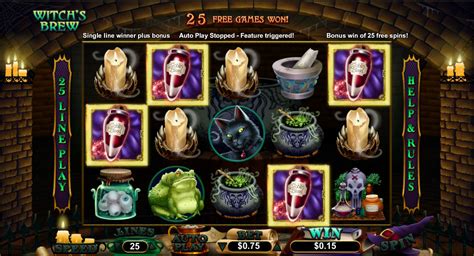 Witches brew slots